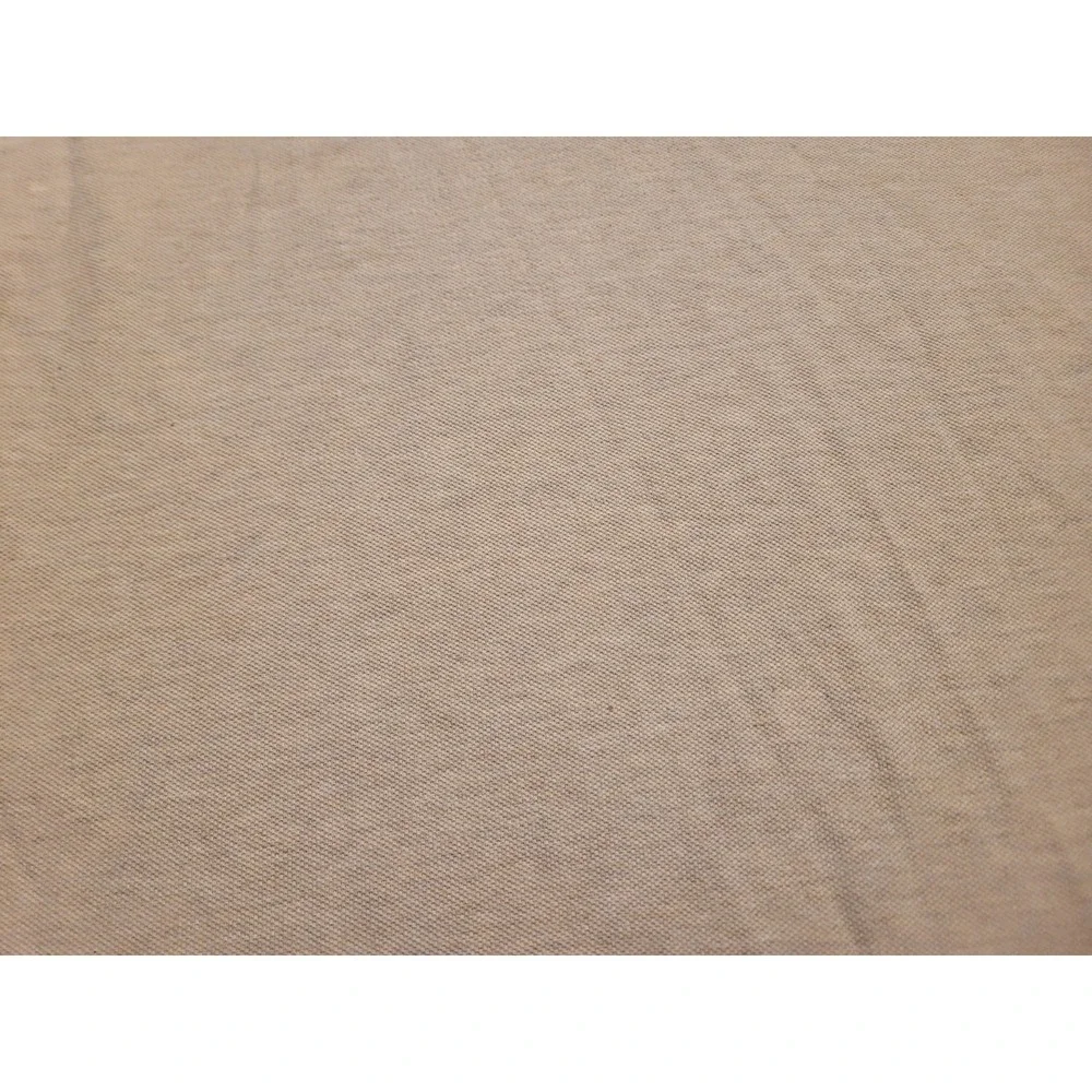Polo Ralph Lauren Shirt Mens Size Large Beige Brown Pony Short Sleeve 100%Cotton